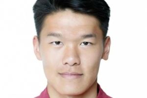 延边龙鼎球员鲁茸锴翥是中国男子足球三级职业联赛唯一的藏族球员图片